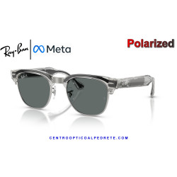 Gafas Inteligentes Ray-Ban Meta Audio Clubmaster Transparent Iron Grey