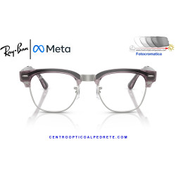 Gafas Inteligentes Ray-Ban Meta Audio Clubmaster Transparent Orchid Alpedre
