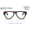 Gafas Graduadas Ray-Ban Meta (Gen 3) Aviator Optics Transparent Umber Alped