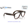 Gafas Graduadas Ray-Ban Meta (Gen 3) Aviator Optics Transparent Umber Alped