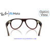 Gafas Graduadas Ray-Ban Meta (Gen 3) Aviator Optics Transparent Umber Alped