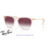 Ray-Ban Erika Rosa transparente / violeta oscuro con degradado claro (RB4171 67428H)
