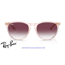 Ray-Ban Erika Rosa transparente / violeta oscuro con degradado claro (RB4171 67428H)