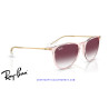Ray-Ban Erika Rosa transparente / violeta oscuro con degradado claro (RB4171 67428H)