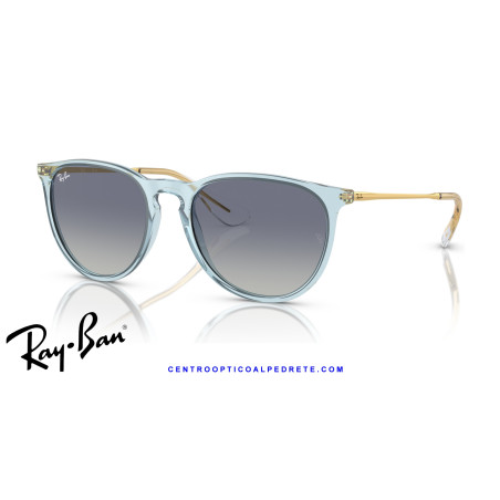 Ray-Ban Erika Transparent Light Blue / Grey/Blue (RB4171 67434L) | Originales