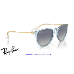 Ray-Ban Erika Transparent Light Blue / Grey/Blue (RB4171 67434L) | Originales