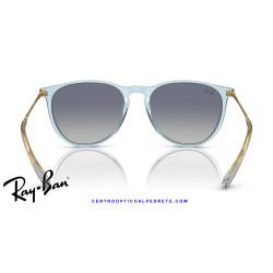 Ray-Ban Erika Transparent Light Blue / Grey/Blue (RB4171 67434L) | Originales