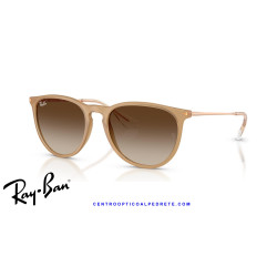Ray-Ban Erika Beige goma / marrón degradada (RB4171 681413) | Centro Óptico Alpedrete