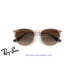 Ray-Ban Junior Erika Marrón claro transparente (RJ9060S 710813)