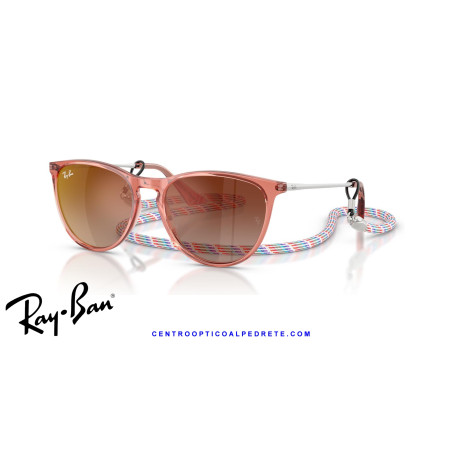 Ray-Ban Junior Erika Rojo transparente (RJ9060S 7225S0) | Centro Óptico Alpedrete