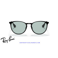 Ray-Ban Erika Metal Black / Photochromic Green Gradient Blue (RB3539 002/Q5)
