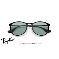 Ray-Ban Erika Metal Black / Photochromic Green Gradient Blue (RB3539 002/Q5)