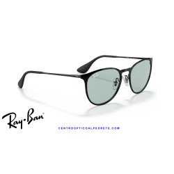Ray-Ban Erika Metal Black / Photochromic Green Gradient Blue (RB3539 002/Q5)