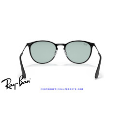 Ray-Ban Erika Metal Black / Photochromic Green Gradient Blue (RB3539 002/Q5)