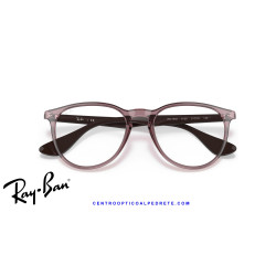 Ray-Ban Erika Transparent Violet (RX7046 8139) | Centro Óptico Alpedrete