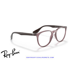 Ray-Ban Erika Transparent Violet (RX7046 8139) | Centro Óptico Alpedrete