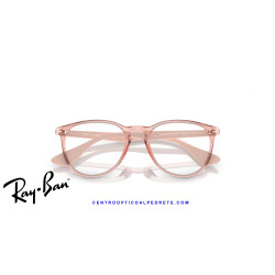 Ray-Ban Erika Transparent Pink (RX7046 8338) | Centro Óptico Alpedrete