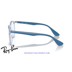 Ray-Ban Erika Transparent Light Blue (RX7046 8341) | Centro Óptico Alpedrete