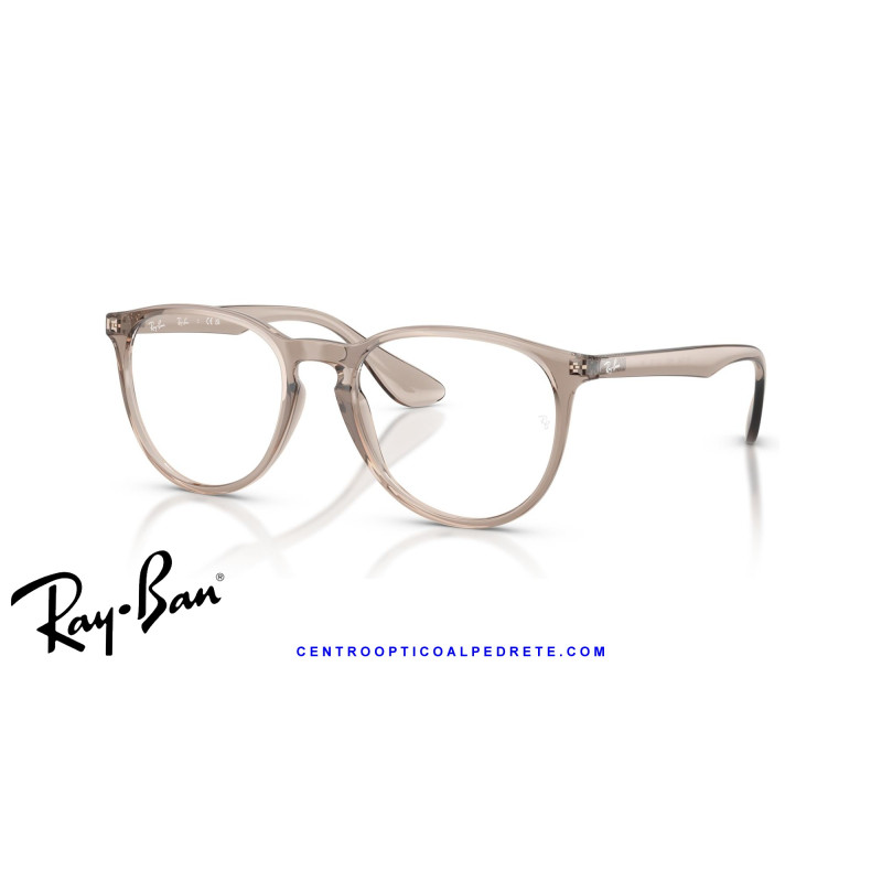Ray-Ban Erika Transparent Light Brown (RX7046 8507) | Centro Óptico Alpedrete
