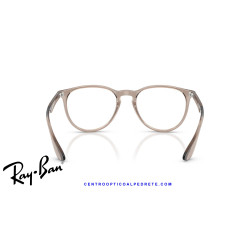 Ray-Ban Erika Transparent Light Brown (RX7046 8507) | Centro Óptico Alpedrete