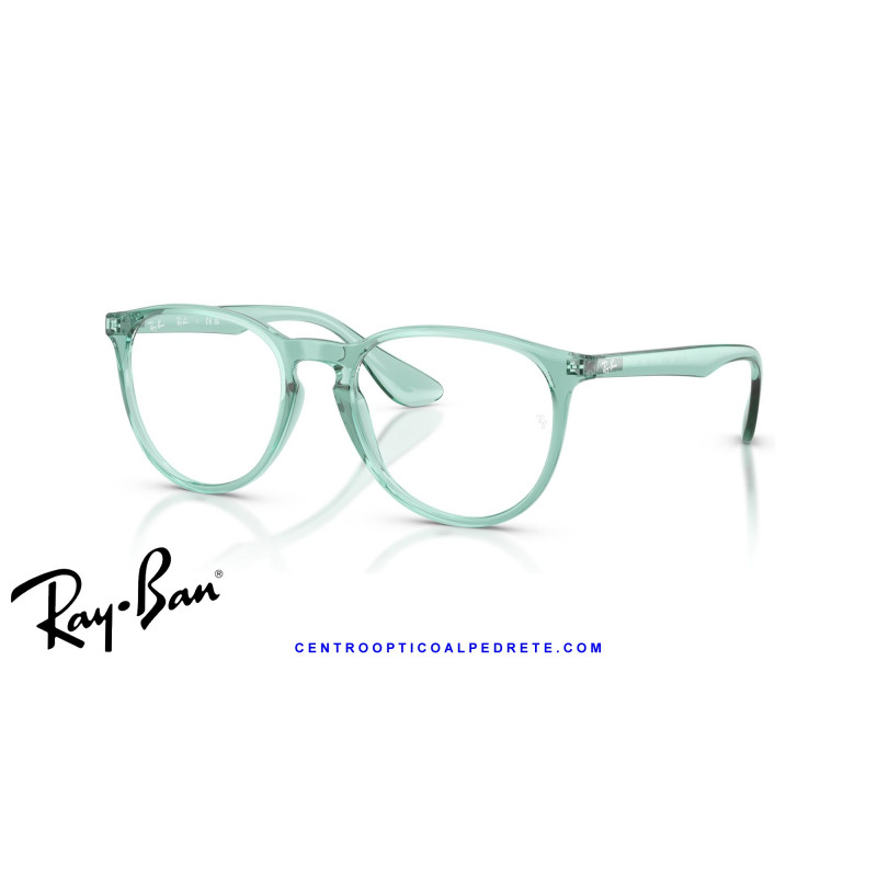 Ray-Ban Erika Transparent Green (RX7046 8508) | Centro Óptico Alpedrete