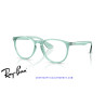 Ray-Ban Erika Transparent Green (RX7046 8508) | Centro Óptico Alpedrete
