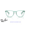 Ray-Ban Erika Transparent Green (RX7046 8508) | Centro Óptico Alpedrete