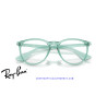 Ray-Ban Erika Transparent Green (RX7046 8508) | Centro Óptico Alpedrete