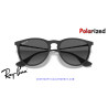 Ray-Ban Erika Negro goma / gris claro degradada polarizada (RB4171 622/T3)