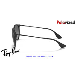 Ray-Ban Erika Negro goma / gris claro degradada polarizada (RB4171 622/T3)