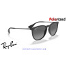 Ray-Ban Erika Negro goma / gris claro degradada polarizada (RB4171 622/T3)