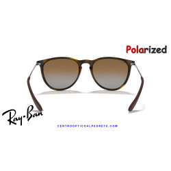 Ray-Ban Erika Habana clara / marrón degradada polarizada (RB4171 710/T5)