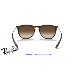 Ray-Ban Erika Habana goma / marrón degradada (RB4171 865/13)