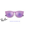 Ray-Ban Junior Erika Violet Fluo / Grey Mirror Violet (RJ9060S 70084V)
