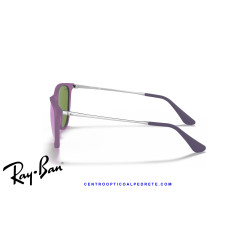 Ray-Ban Junior Erika Violet Fluo / Grey Mirror Violet (RJ9060S 70084V)