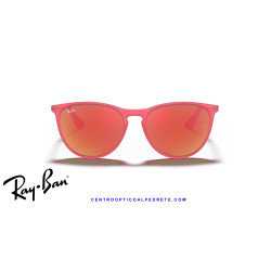 Ray-Ban Junior Erika Fuchsia Fluo / Brown Mirror Orange (RJ9060S 70096Q)