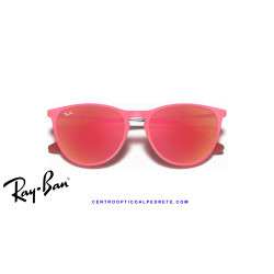 Ray-Ban Junior Erika Fuchsia Fluo / Brown Mirror Orange (RJ9060S 70096Q)