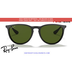 Pareja de lentes originales Ray-Ban Erika RB4171 601/2P G-15 Green Polarised