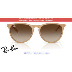 Pareja de lentes originales Ray-Ban Erika RB4171 659013 Gradient Brown