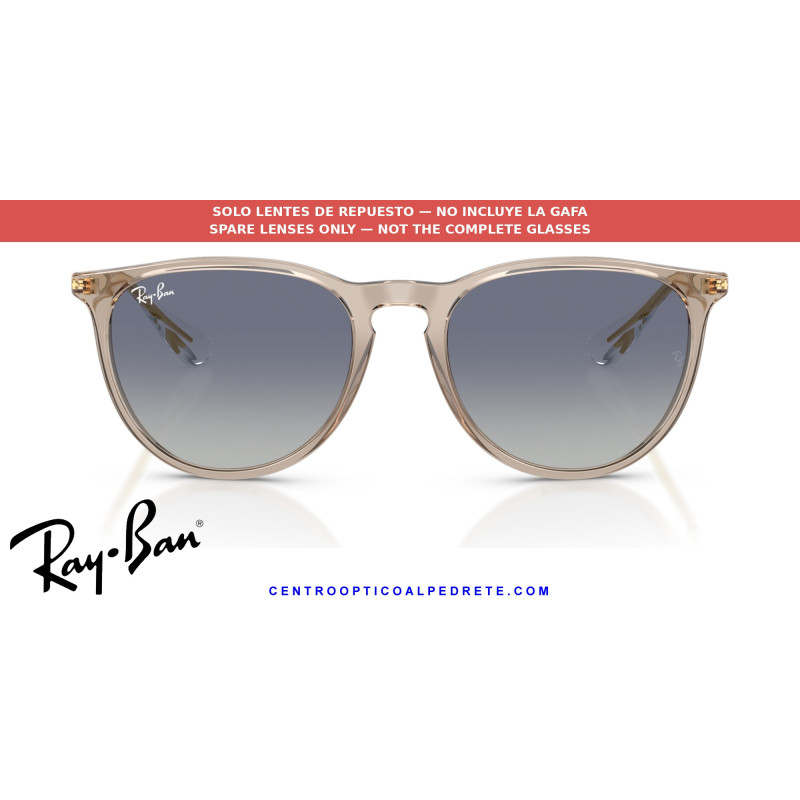 Repuesto original Ray-Ban Erika RB4171 Gradient Grey | Centro Óptico Alpedrete