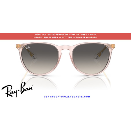 Pareja de lentes originales Ray-Ban Erika RB4171 674211 Grey | Originales