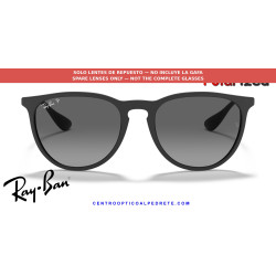 Pareja de lentes originales Ray-Ban Erika RB4171 622/T3 Light Grey Gradient