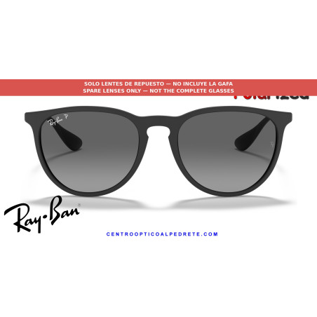 Pareja de lentes originales Ray-Ban Erika RB4171 622/T3 Light Grey Gradient