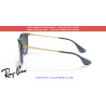 Pareja de varillas originales Ray-Ban Erika RB4171 65154L Transparent blue