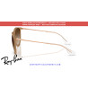 Pareja de varillas originales Ray-Ban Erika RB4171 681413 Rubber beige