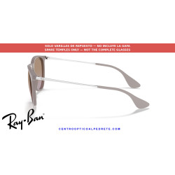 Pareja de varillas originales Ray-Ban Erika RB4171 600068 Dark sand | Originales