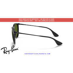 Pareja de varillas originales Ray-Ban Erika RB4171 601/2P Black | Originales