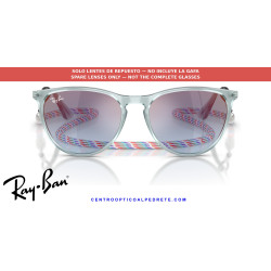 Pareja de lentes originales Ray-Ban Junior Erika RJ9060S 7223U0 Blue Gradient
