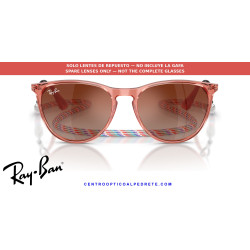 Pareja de lentes originales Ray-Ban Junior Erika RJ9060S 7225S0 Brown Gradient