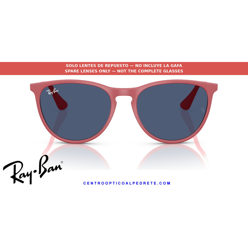 Pareja de lentes originales Ray-Ban Junior Erika RJ9060S 718071 Dark Green